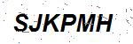 CAPTCHA verification image containing distorted text characters