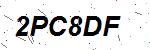 CAPTCHA verification image containing distorted text characters
