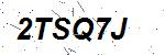CAPTCHA verification image containing distorted text characters