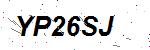 CAPTCHA verification image containing distorted text characters