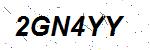 CAPTCHA verification image containing distorted text characters