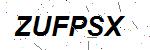 CAPTCHA verification image containing distorted text characters