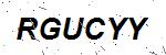 CAPTCHA verification image containing distorted text characters