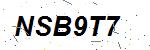 CAPTCHA verification image containing distorted text characters