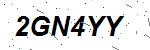 CAPTCHA verification image containing distorted text characters