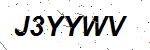 CAPTCHA verification image containing distorted text characters