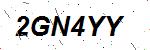 CAPTCHA verification image containing distorted text characters