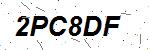 CAPTCHA verification image containing distorted text characters