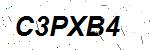 CAPTCHA verification image containing distorted text characters