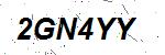 CAPTCHA verification image containing distorted text characters