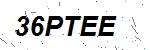 CAPTCHA verification image containing distorted text characters