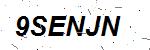 CAPTCHA verification image containing distorted text characters