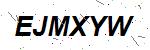 CAPTCHA verification image containing distorted text characters