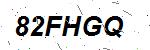 CAPTCHA verification image containing distorted text characters