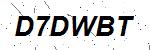 CAPTCHA verification image containing distorted text characters