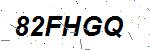 CAPTCHA verification image containing distorted text characters