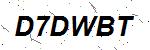 CAPTCHA verification image containing distorted text characters