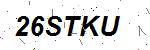 CAPTCHA verification image containing distorted text characters
