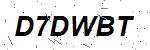 CAPTCHA verification image containing distorted text characters