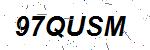 CAPTCHA verification image containing distorted text characters