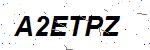 CAPTCHA verification image containing distorted text characters
