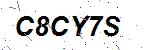 CAPTCHA verification image containing distorted text characters