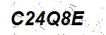 CAPTCHA verification image containing distorted text characters