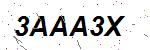 CAPTCHA verification image containing distorted text characters