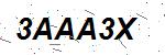 CAPTCHA verification image containing distorted text characters