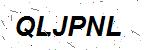 CAPTCHA verification image containing distorted text characters
