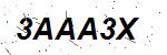 CAPTCHA verification image containing distorted text characters