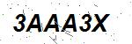 CAPTCHA verification image containing distorted text characters