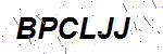 CAPTCHA verification image containing distorted text characters