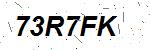 CAPTCHA verification image containing distorted text characters