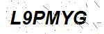 CAPTCHA verification image containing distorted text characters