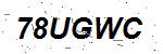 CAPTCHA verification image containing distorted text characters