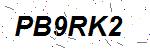 CAPTCHA verification image containing distorted text characters
