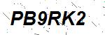 CAPTCHA verification image containing distorted text characters