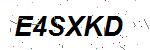 CAPTCHA verification image containing distorted text characters