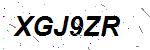 CAPTCHA verification image containing distorted text characters