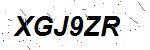 CAPTCHA verification image containing distorted text characters