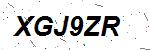 CAPTCHA verification image containing distorted text characters