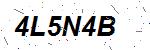 CAPTCHA verification image containing distorted text characters