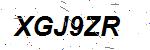 CAPTCHA verification image containing distorted text characters