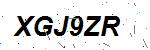 CAPTCHA verification image containing distorted text characters