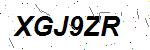 CAPTCHA verification image containing distorted text characters