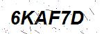 CAPTCHA verification image containing distorted text characters