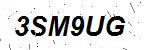 CAPTCHA verification image containing distorted text characters