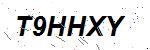 CAPTCHA verification image containing distorted text characters