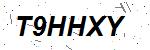 CAPTCHA verification image containing distorted text characters